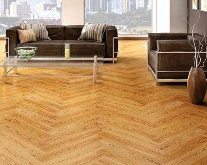 herringbone parquetry flooring